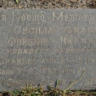 HARDING Cecilia Grace 1897-1975