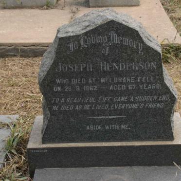 HENDERSON Joseph -1962