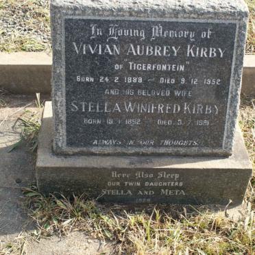 KIRBY Vivian Aubrey 1888-1952 &amp; Stella Winifred 1892-1981
