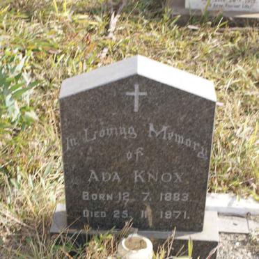 KNOX Ada 1883-1971