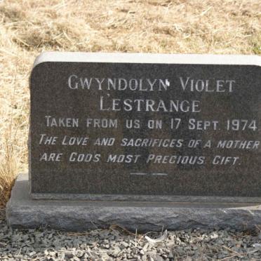 L'ESTRANGE Gwyndolyn Violet -1974