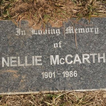 McCARTHY Nellie 1901-1986