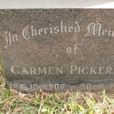 PICKERING Carmen 1908-1972