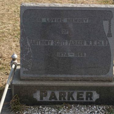 PARKER Anthony Scott 1874-1959