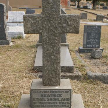 SHORLAND Beatrice Ethel -1943