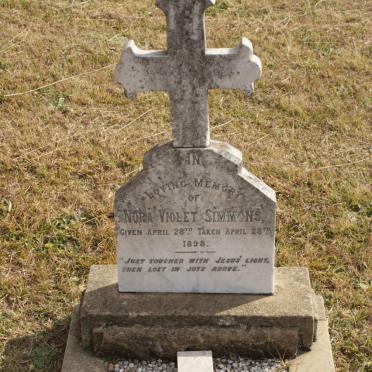 SIMMONS Nora Violet -1898