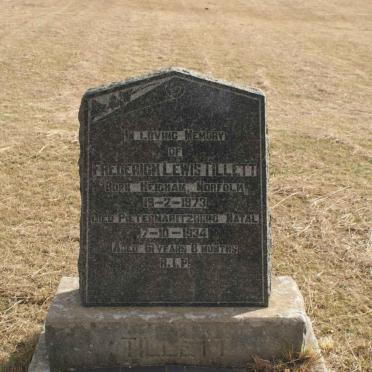 TILLETT Frederick Lewis 1873-1934