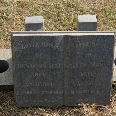 VAUGHN Benjamin Rene 1892-1986 &amp; Helen Ma? NELL 1892-19??
