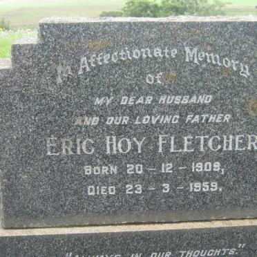 FLETCHER Eric Hoy 1909-1959