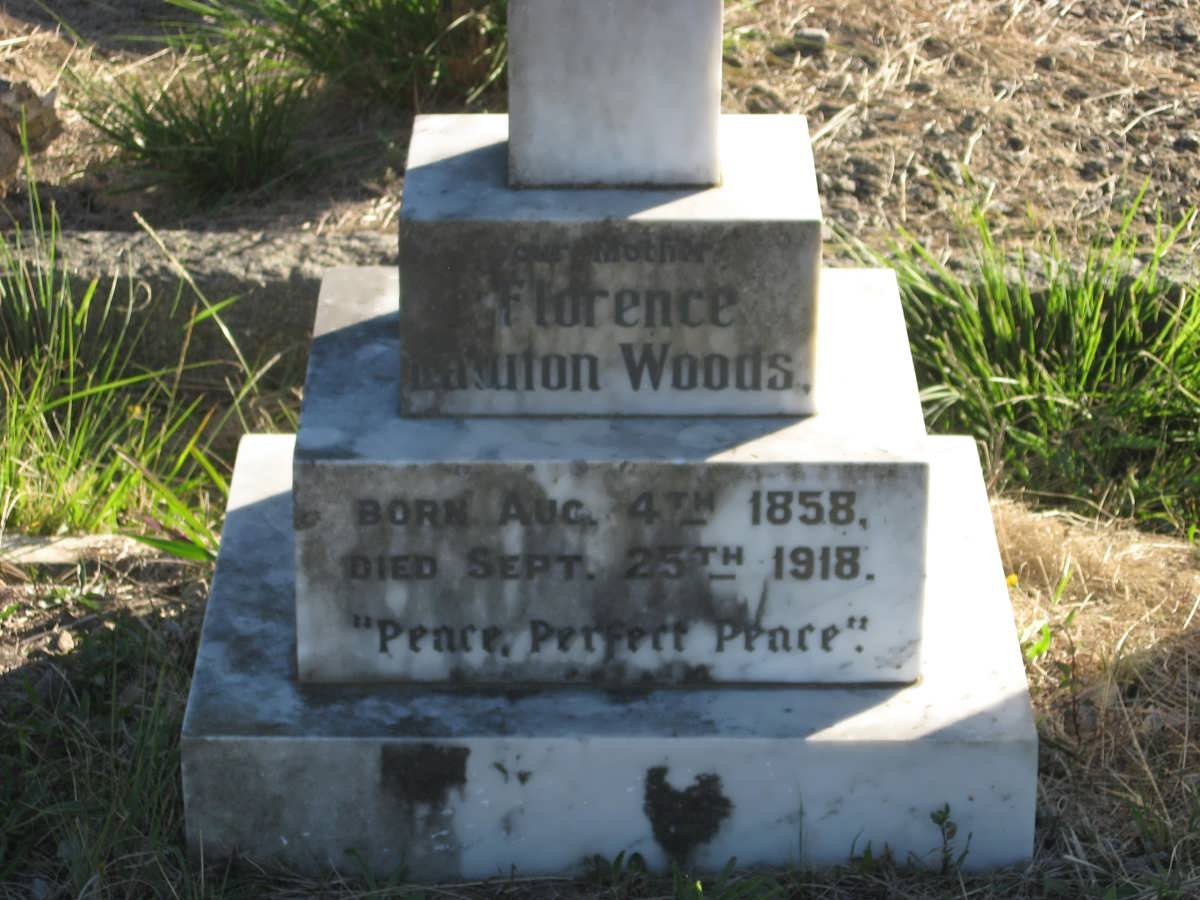 WOODS Florence Lawton 1858-1918