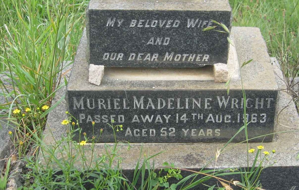 WRIGHT Muriel Madeline -1963