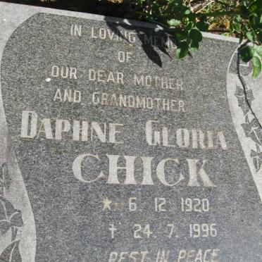 CHICK Daphne Gloria 1920-1996