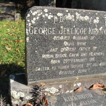 KIRKWOOD George Jellicoe 1916-1985 &amp; Mavis Irene SALTON 1923-2004