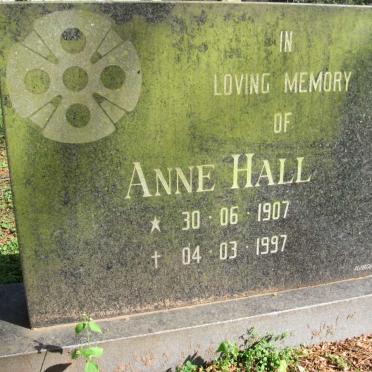 HALL Anne 1907-1997