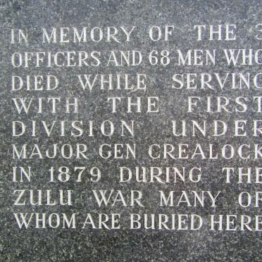3. Memorial Zulu War 1879