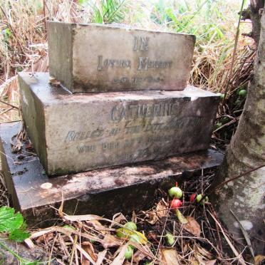 Kwazulu-Natal, MTUNZINI district, Emoyeni, Grave of Catherine Dunn
