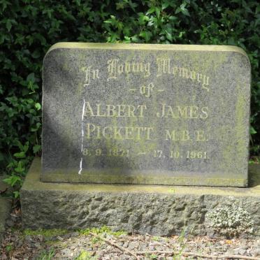 PICKETT Albert James 1871-1961