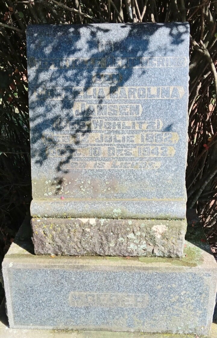 JANSEN Cornelia Carolina nee WOHLITZ 1852-1942