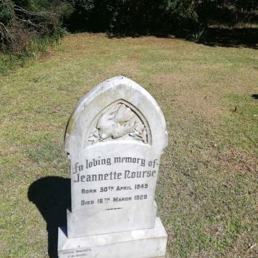 NOURSE Jeannette 1849-1928