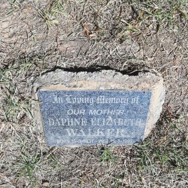 WALKER Daphne Elizabeth 1931-1995