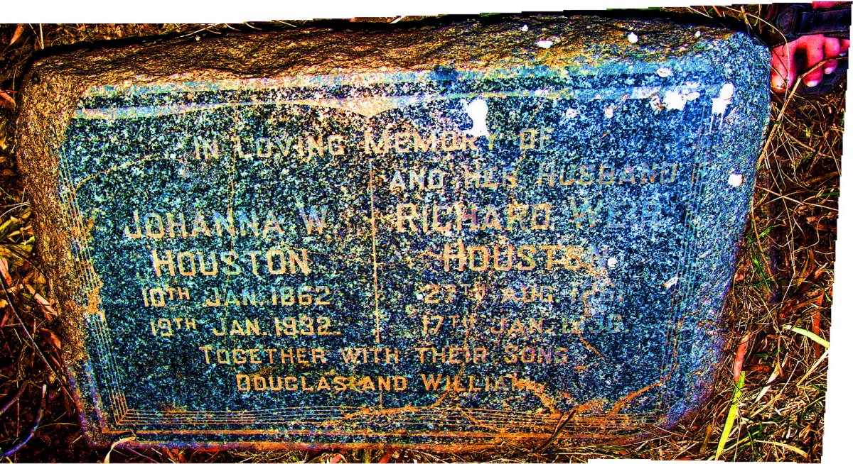 HOUSTON Richard Weir 1861-1936 &amp; Johanna W. 1862-1932 :: HOUSTON Douglas :: HOUSTON William