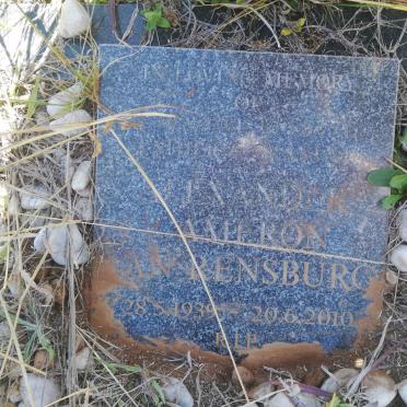 RENSBURG Alexander Cameron, van 1939-2010