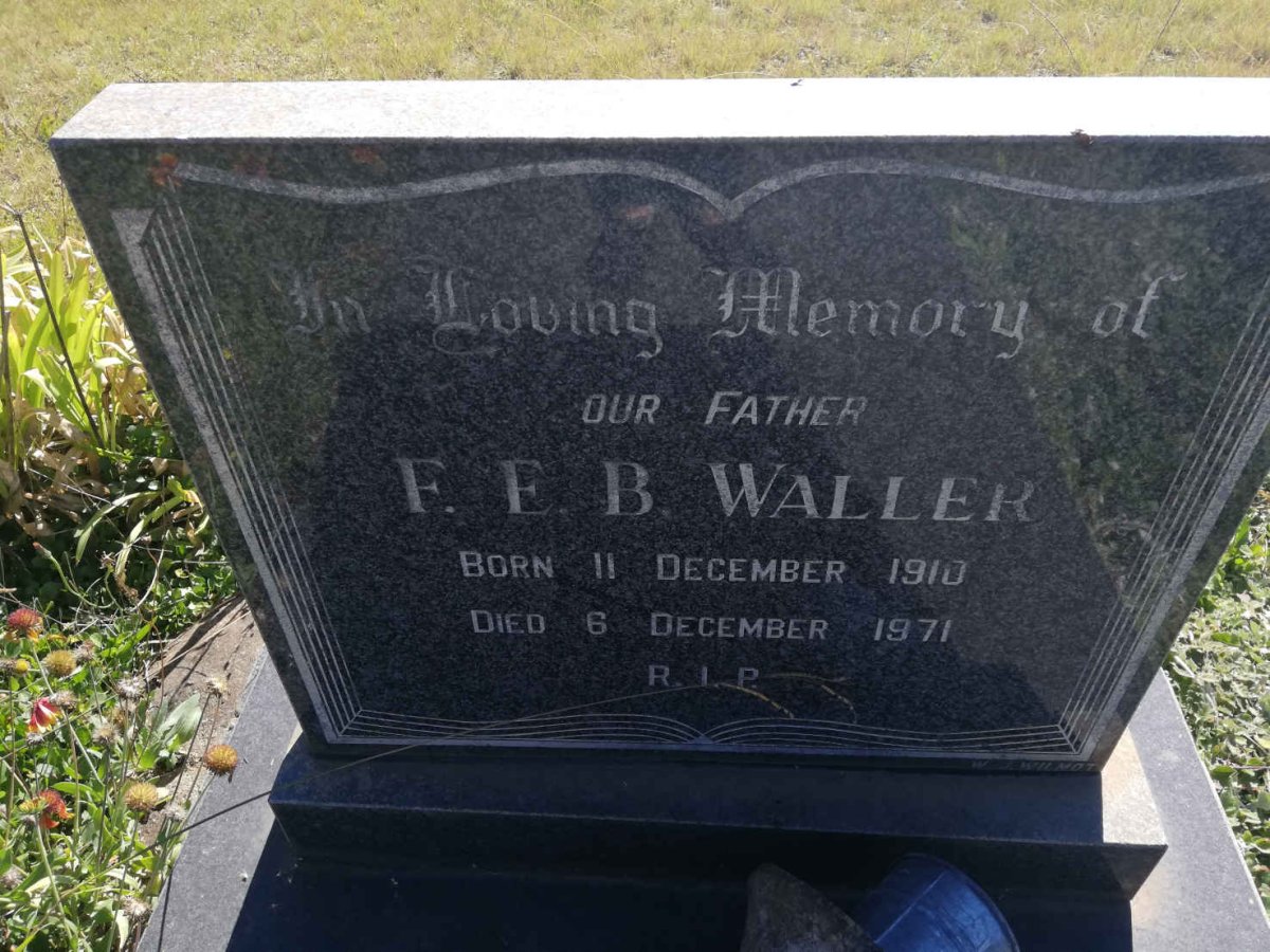 WALLER F.E.B. 1910-1971