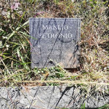 PETRONIO Manlio 1953-2012
