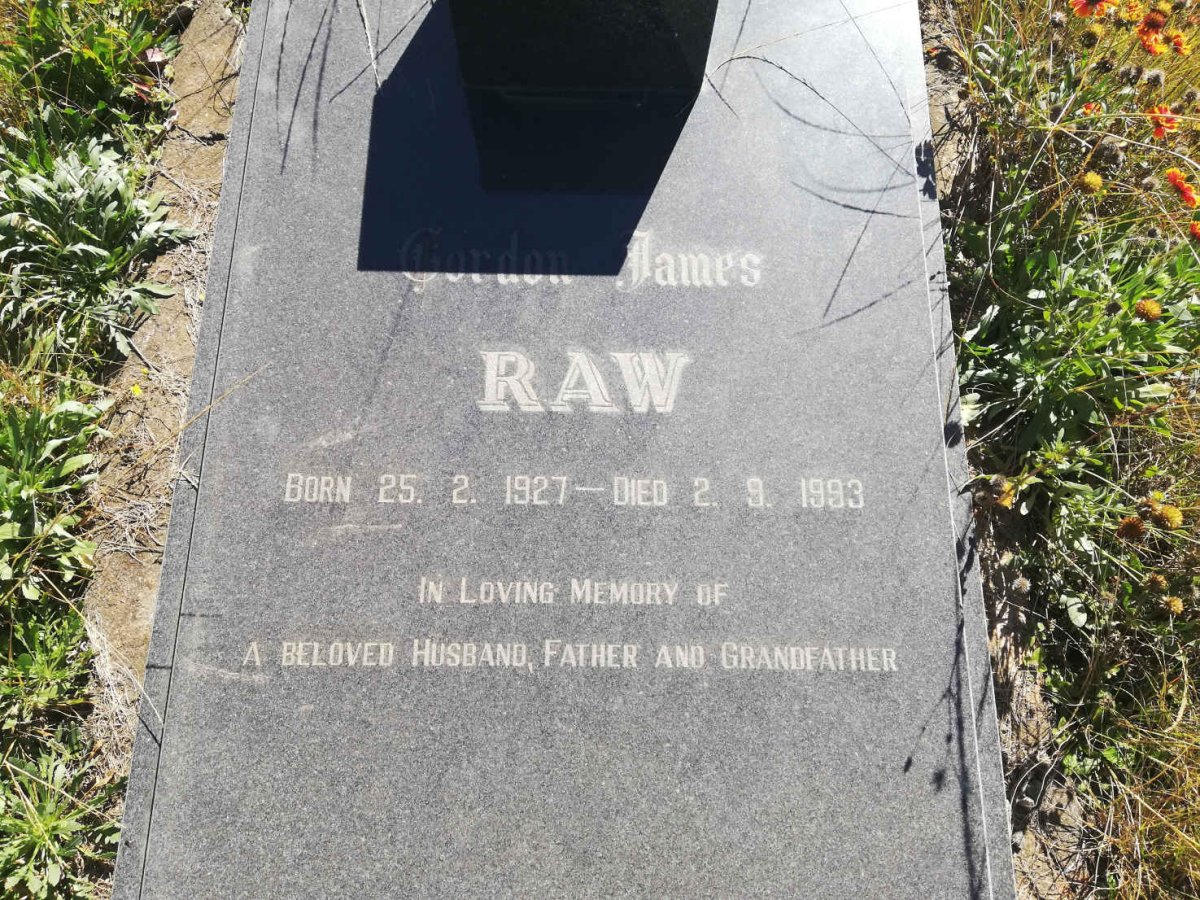 RAW Gordon James 1927-1993