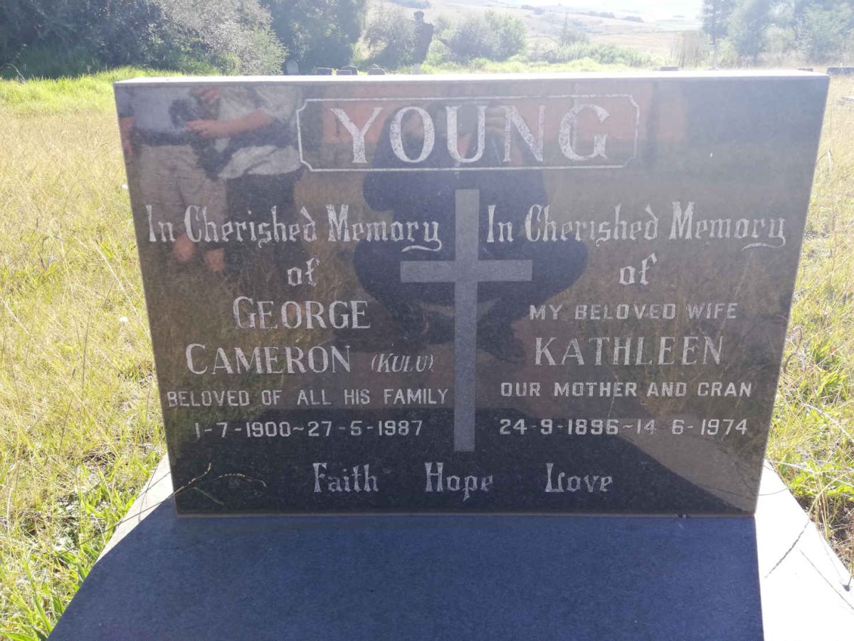 YOUNG George Cameron 1900-1987 &amp; Kathleen 1896-1974
