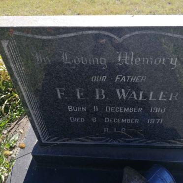 WALLER F.E.B. 1910-1971