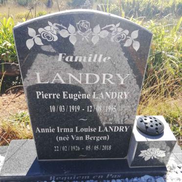 LANDRY Pierre Eugène 1919-1995 &amp; Annie Irma Louise VAN BERGEN 1926-2018