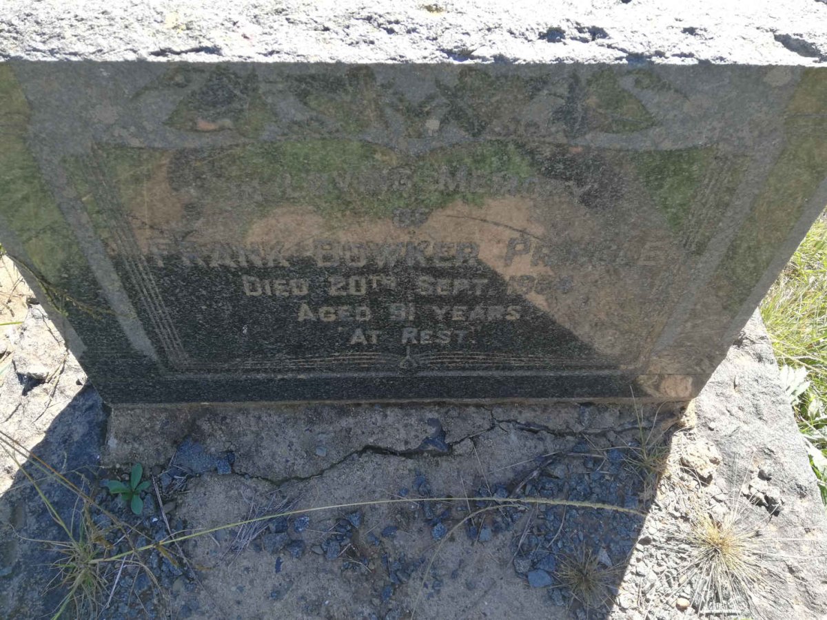 PRINGLE Frank Bowker -19?4