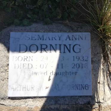 DORNING Rosemary Anne 1932-2013