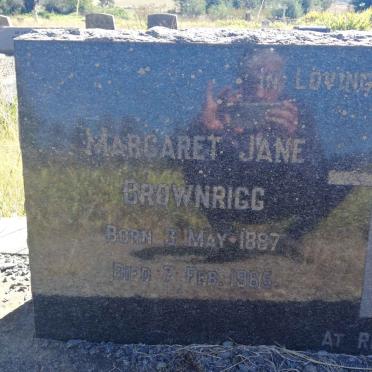 BROWNRIGG John Fox 1883-1963 &amp; Margaret Jane 1887-1965 
