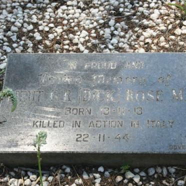 ROSE George 1876-1932 :: ROSE G.R. 1913-1944 