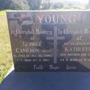 YOUNG George Cameron 1900-1987 &amp; Kathleen 1896-1974