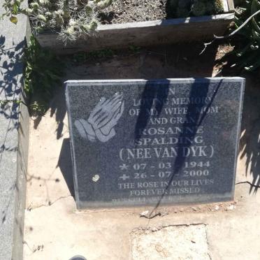 SPALDING Rosanne nee VAN DYK 1944-2000