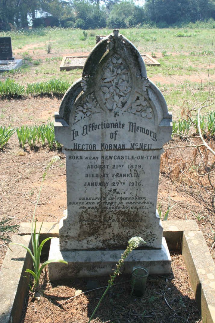 MCNEIL Hector Norman 1879-1916