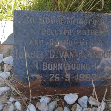 RENSBURG Isabel C., van nee YOUNG -1983