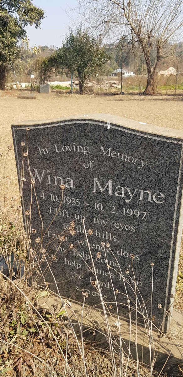 MAYNE Wina 1935-1997