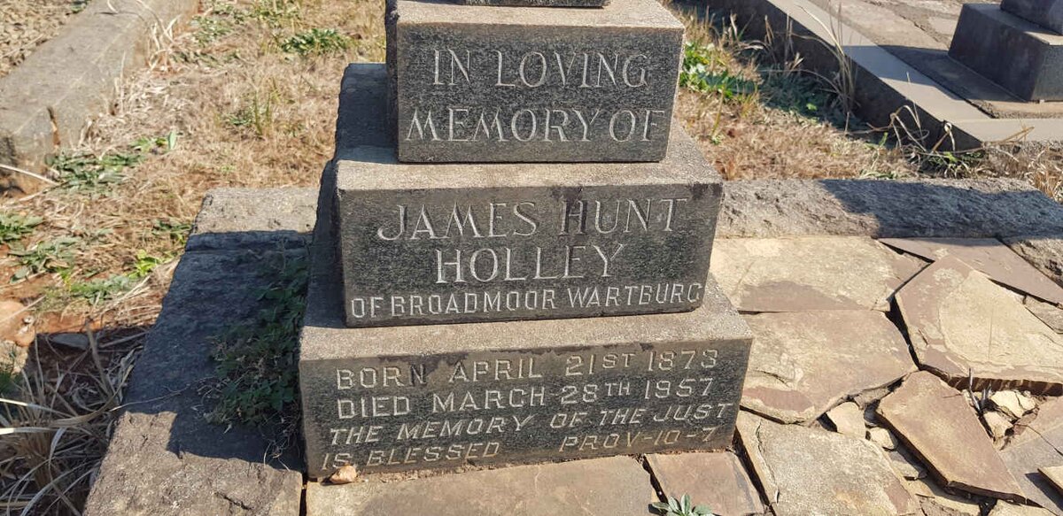 HOLLEY James Hunt 1873-1957