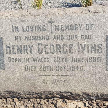 IVINS Henry George 1890-1940