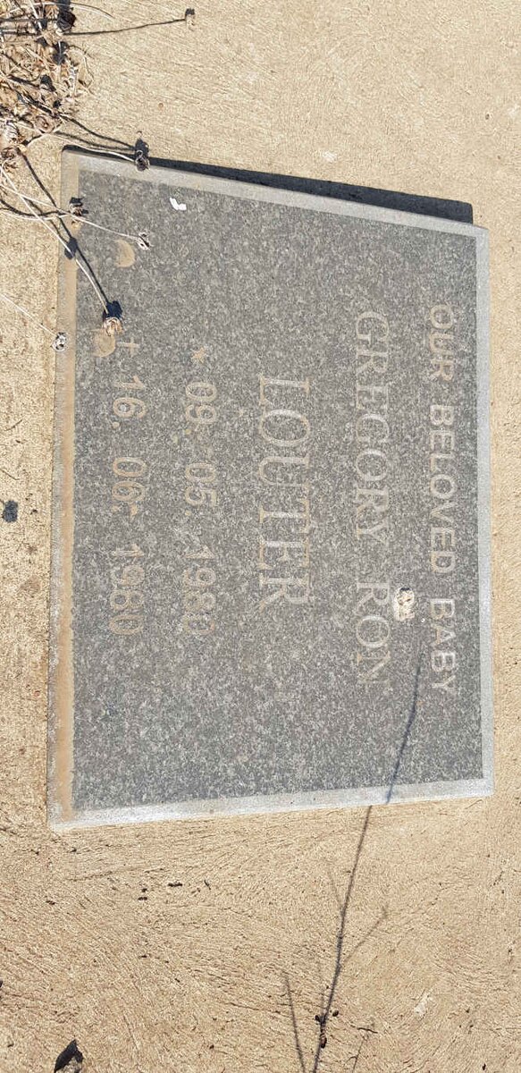 LOUTER Gregory Ron 1980-1980