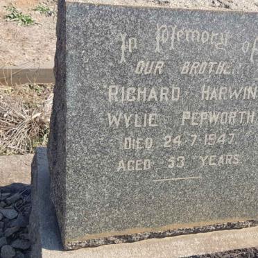 PEPWORTH Richard Harwin Wylie -1947