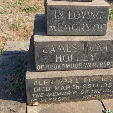 HOLLEY James Hunt 1873-1957