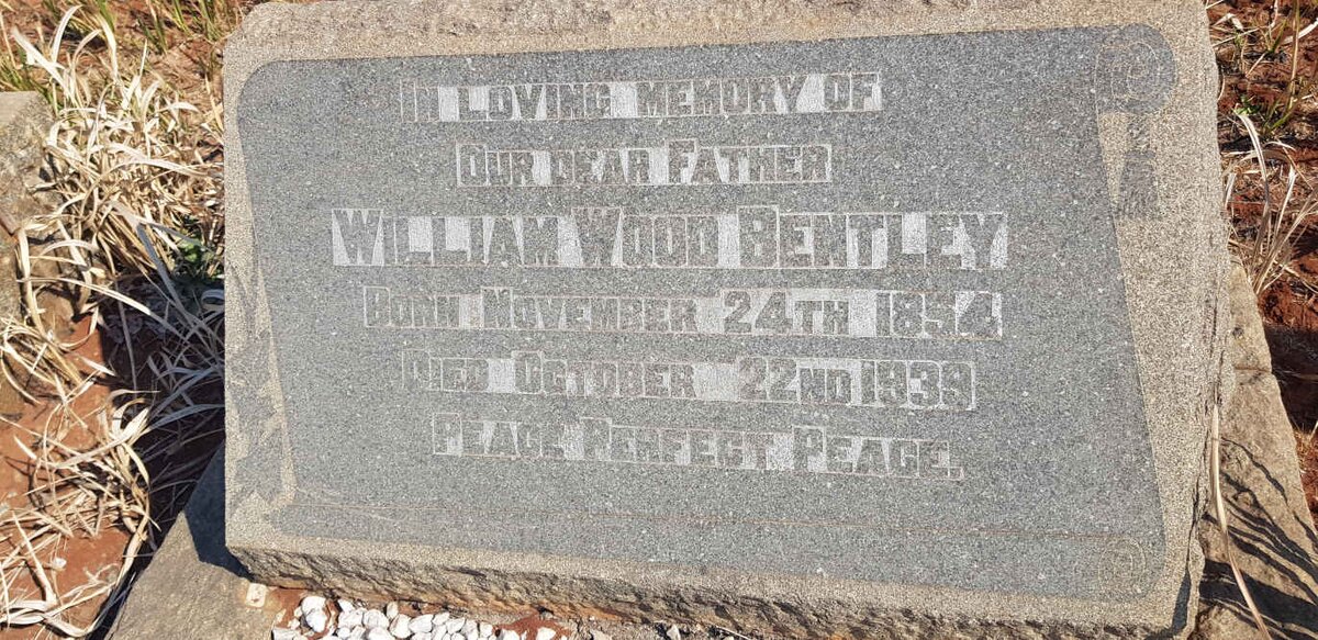 BENTLEY William Wood 1854-1939