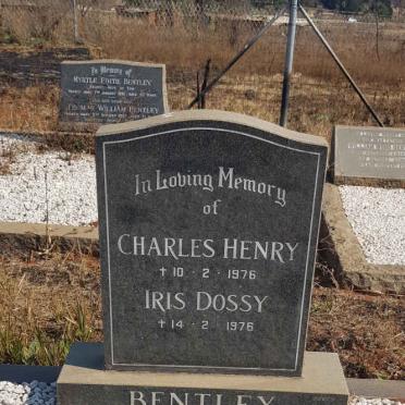 BENTLEY George William 1937-2002 :: BENTLEY Charles Henry -1976 &amp; Iris Dossy -1976