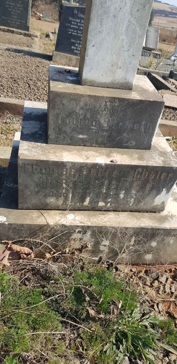 CHATER Thomas Andrew -1930