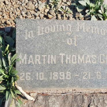 GRAY Martin Thomas 1898-1977